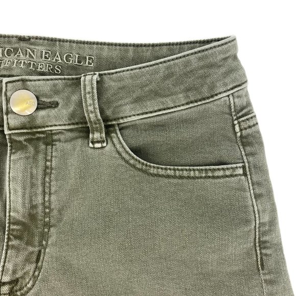 AEO/AMERICAN EAGLE Denim x Hi-Rise Shortie - Picture 9 of 14